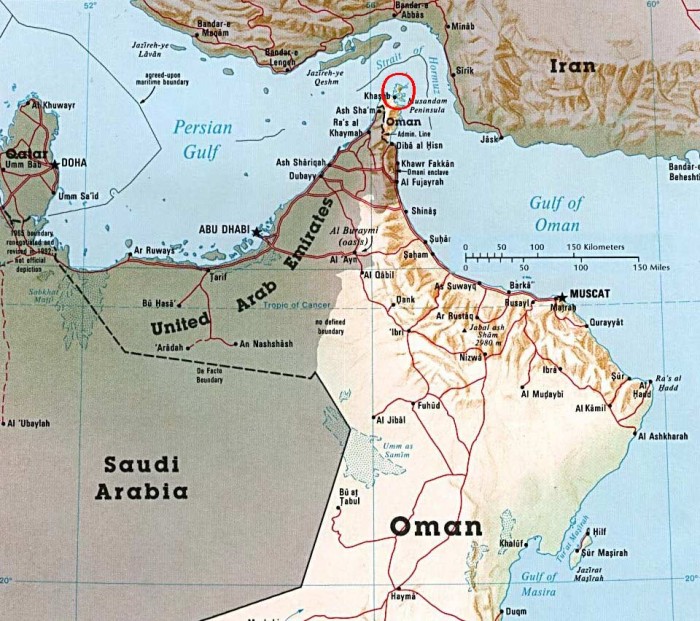 Oman map